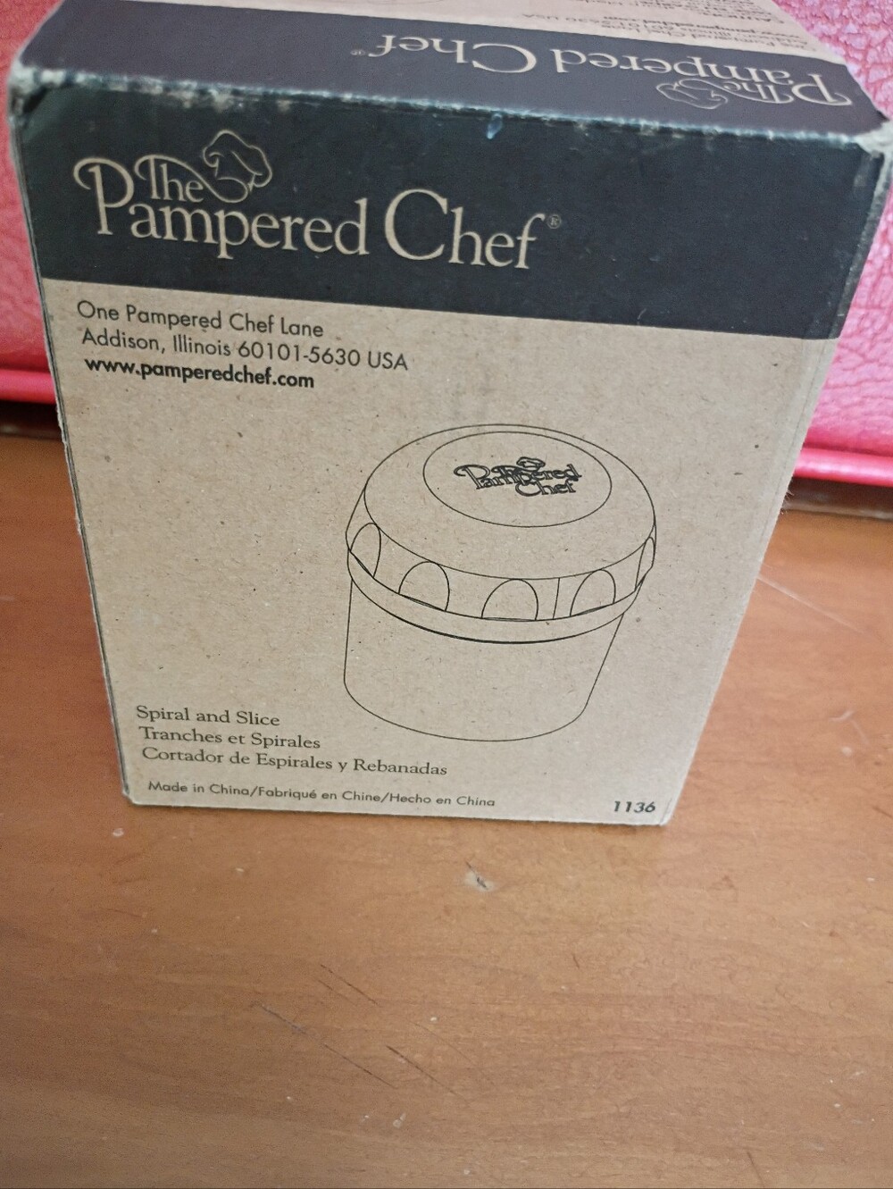 Pampered Chef Spiral and Slice Zoodle Maker - Used